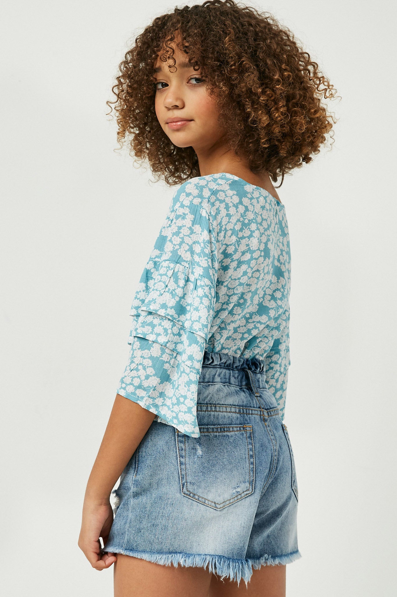 Stylish Tiered Sleeve Blouse for Women | Fashionable Layered Tops | Perfect for Office, Date Night & Casual Outings