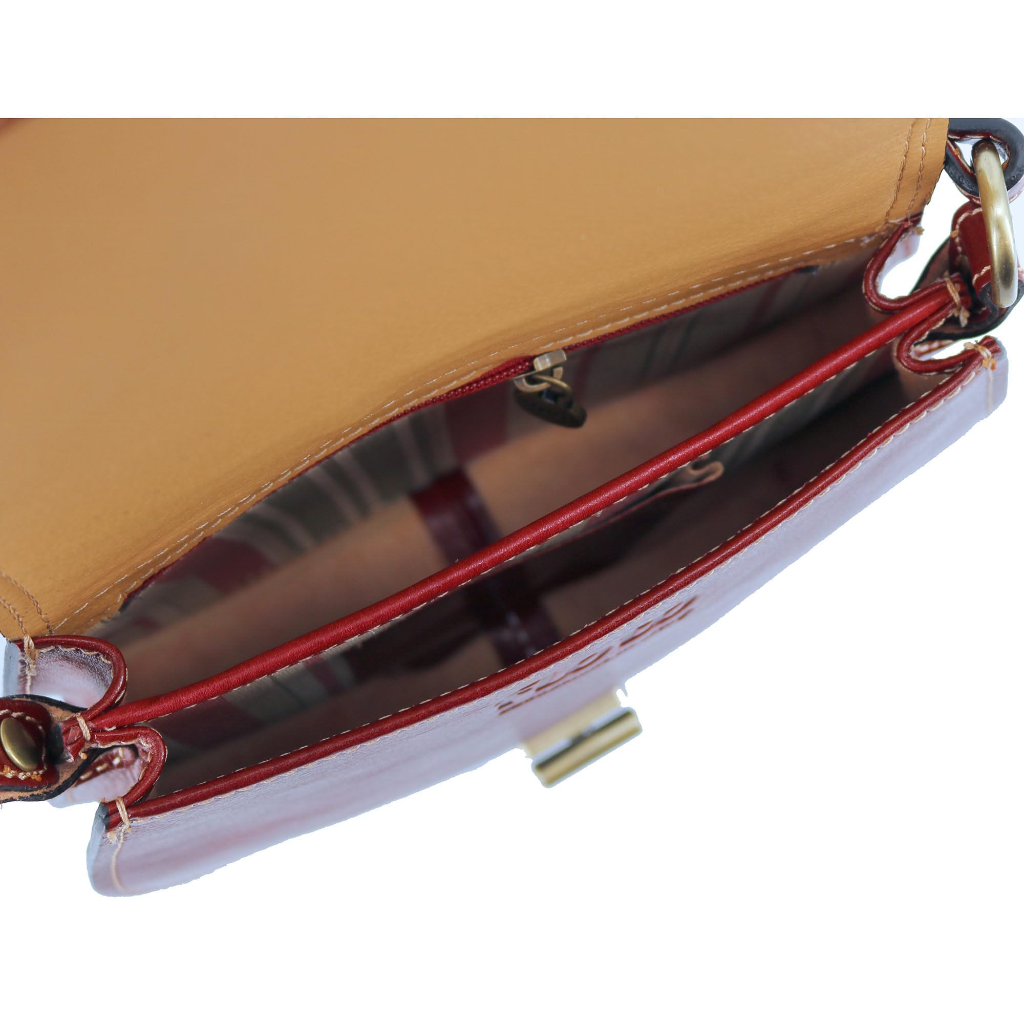 Floto Firenze Women's Genuine Leather Saddle Bag - Vintage Crossbody Shoulder Handbag Purse for Everyday Use, Travel & Date Night