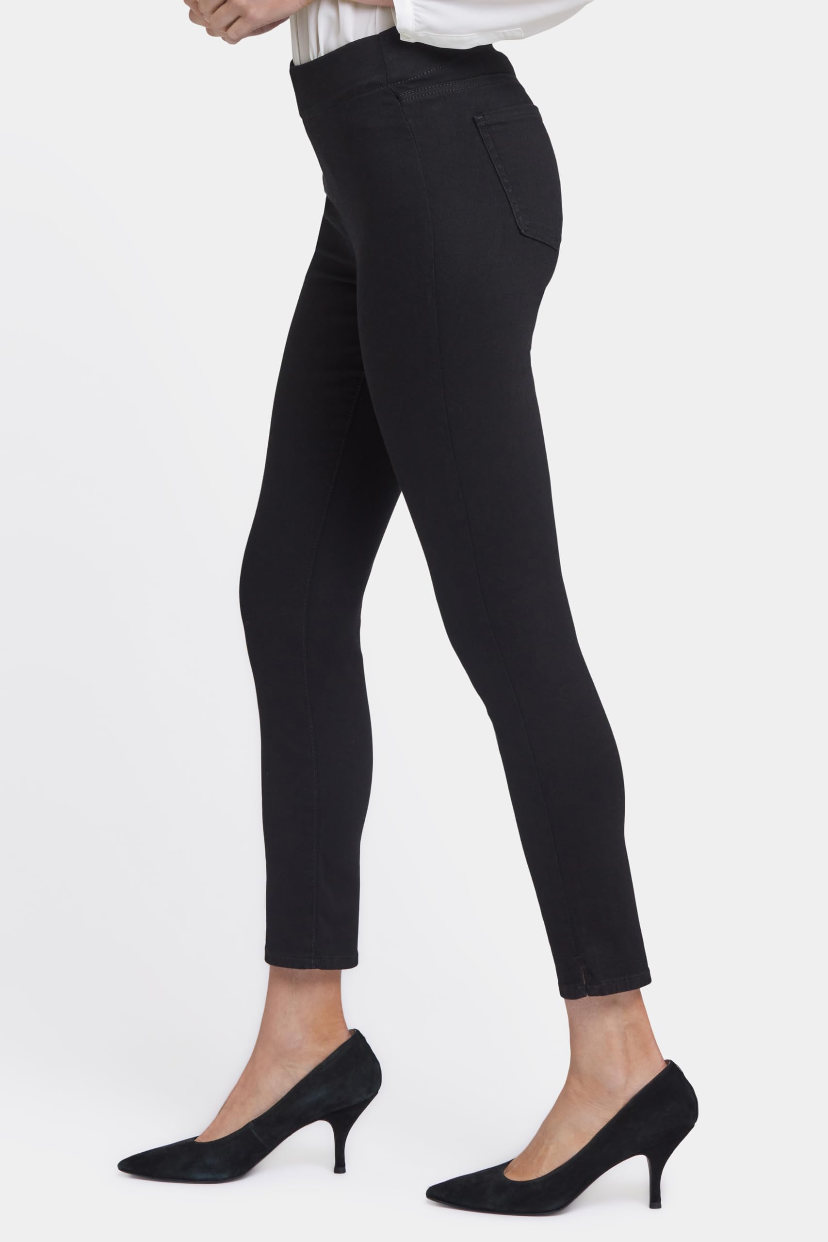 NYDJ Women's Petite Skinny Ankle Pull-on Jeans - Slimming Stretch Denim Pants for Work & Casual Wear | Comfortable Flattering Fit for Everyday Style
