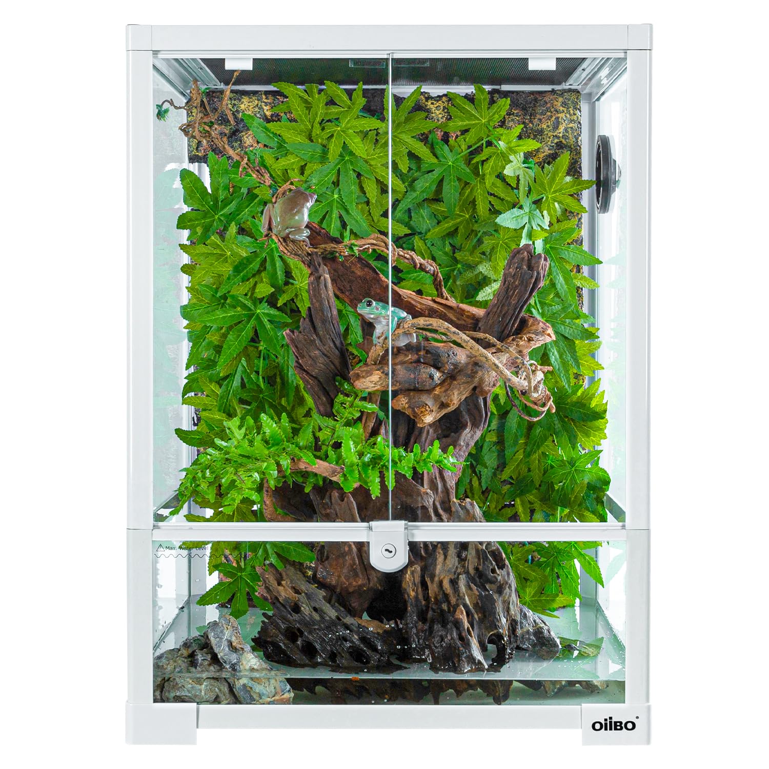 OIIBO 30 Gallon Reptile Terrarium Tank 18