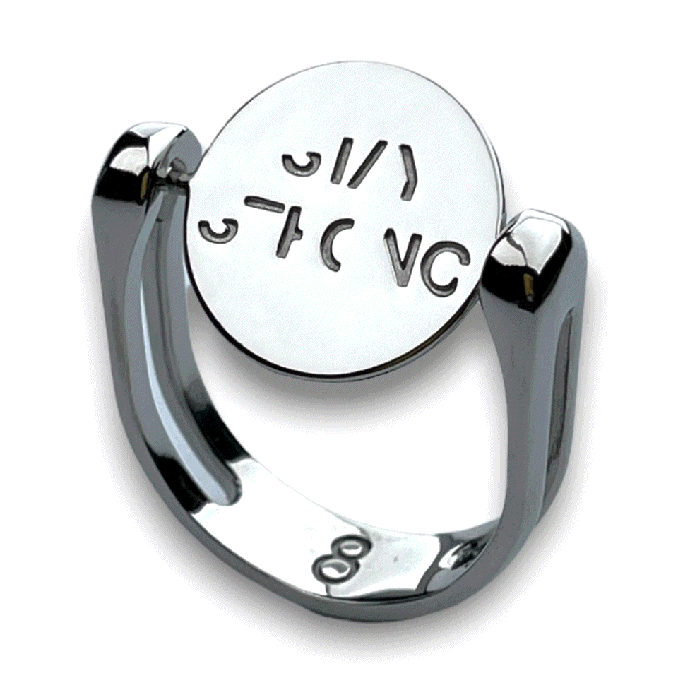 Black STAY STRONG Element Spinner - Motivational Fidget Toy for Stress Relief & Anxiety, Perfect for Office Desk, Classroom & Home Use