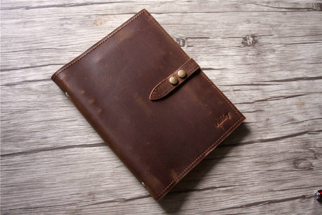 Premium Embossed Leather A5 Journal Cover - Handmade Binder Sleeve for Notebooks & Planners | Perfect for Office, School & Travel Use