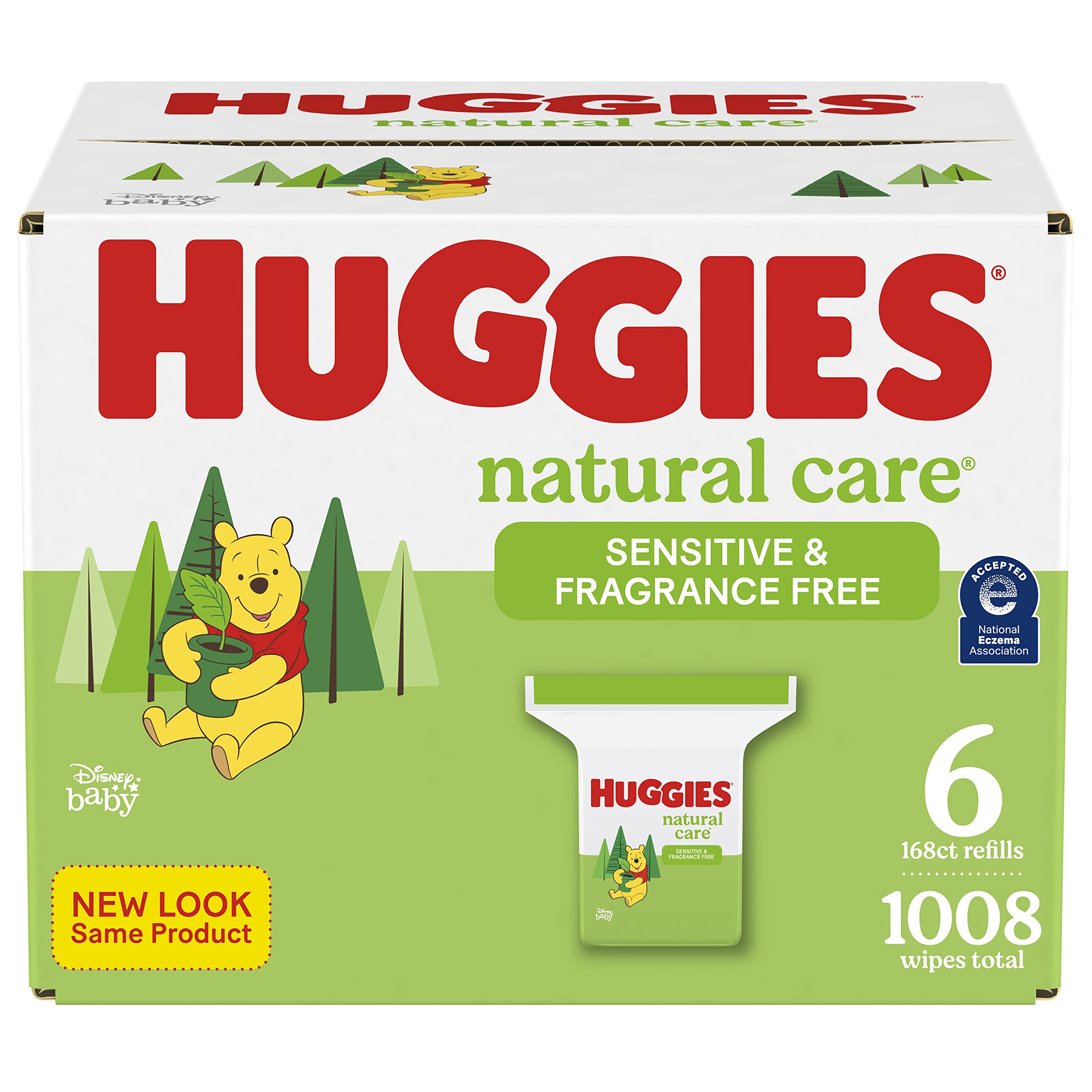 Huggies Baby Wipes - Simply Clean (11 Packs, 704 Count) & Natural Care Sensitive (1008 Count) | Gentle, Hypoallergenic for Newborns & Toddlers | Diaper Changes, Face & Hand Cleaning, On-the-Go Use