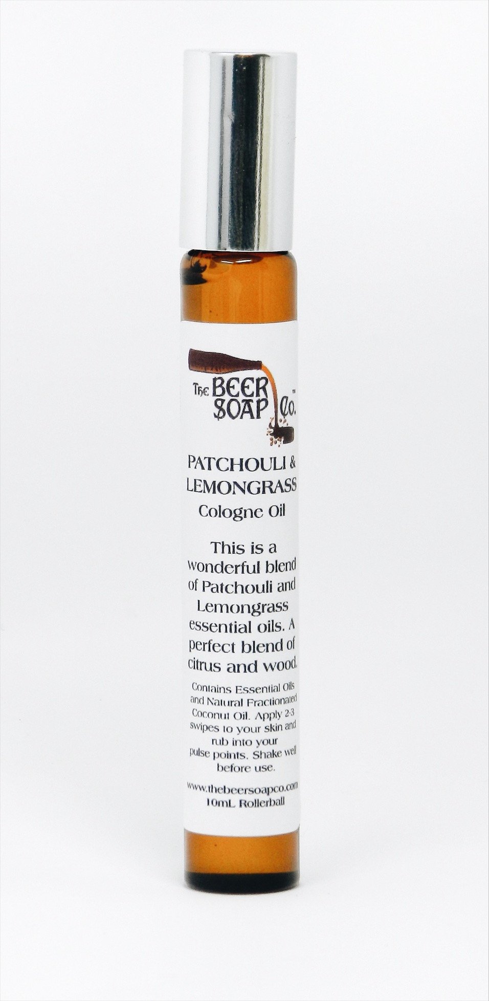 Premium Patchouli & Lemongrass Cologne Oil for Men - Long Lasting Natural Fragrance | Perfect for Daily Wear, Aromatherapy & Gift Giving