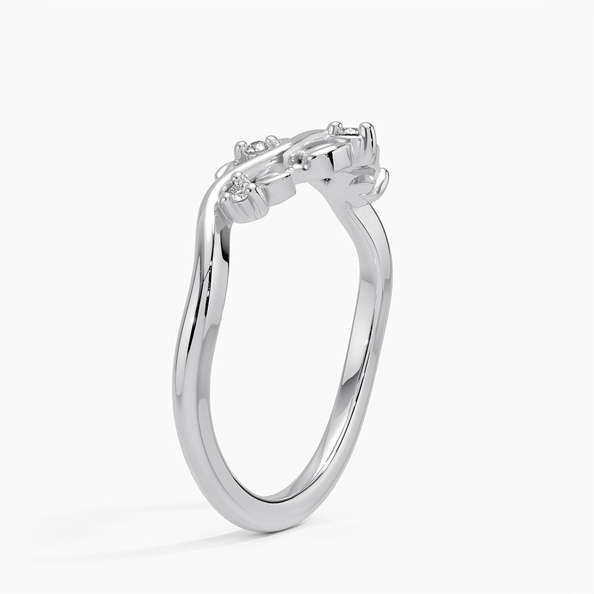 Veranda Wedding Band Ring LR77 - Elegant 14K Gold Plated Bridal Ring for Women, Perfect for Engagement, Anniversary & Special Occasions