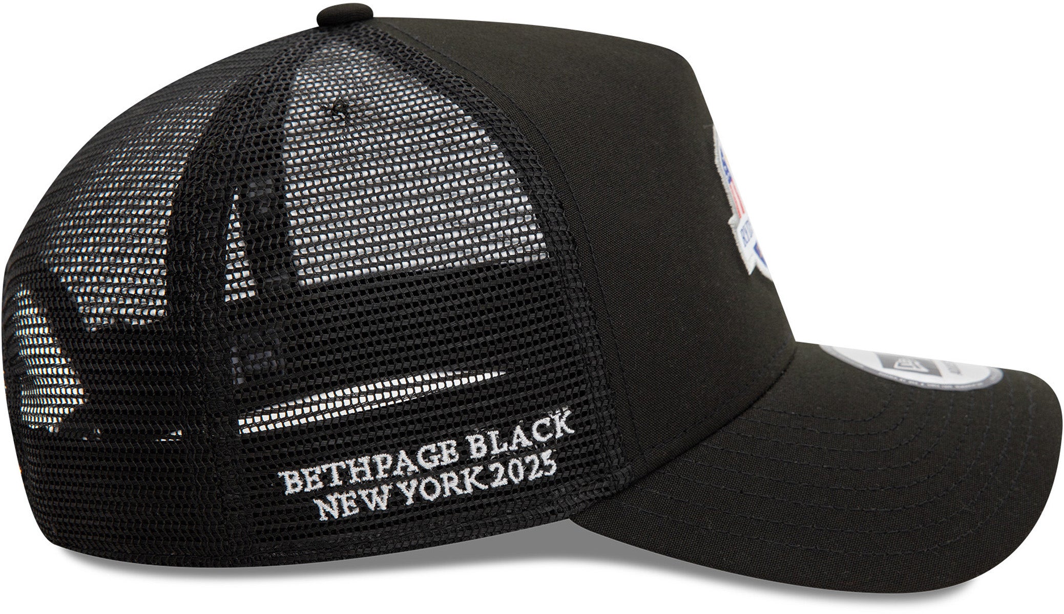 Ryder Cup 2025 Official New Era E-Frame Black Trucker Hat - Adjustable Snapback Cap for Golf Fans & Sports Enthusiasts | Perfect for PGA Tournaments, Golf Games & Outdoor Events