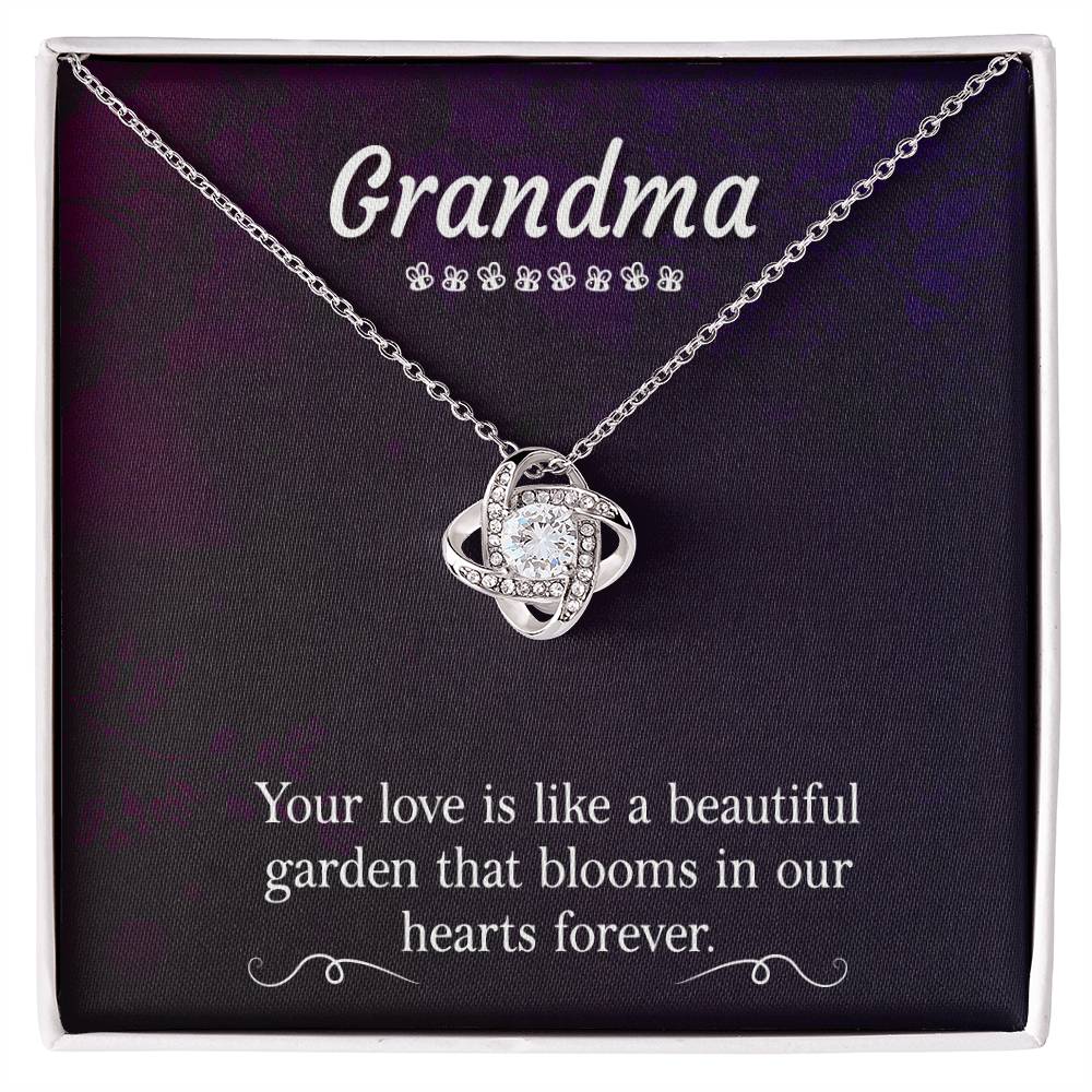 Elegant Jewelry Gifts for Grandma - Sterling Silver Necklace with Heart Pendant | Perfect Birthday, Mother's Day & Christmas Gift for Grandmother | Ideal for Special Occasions & Family Gatherings