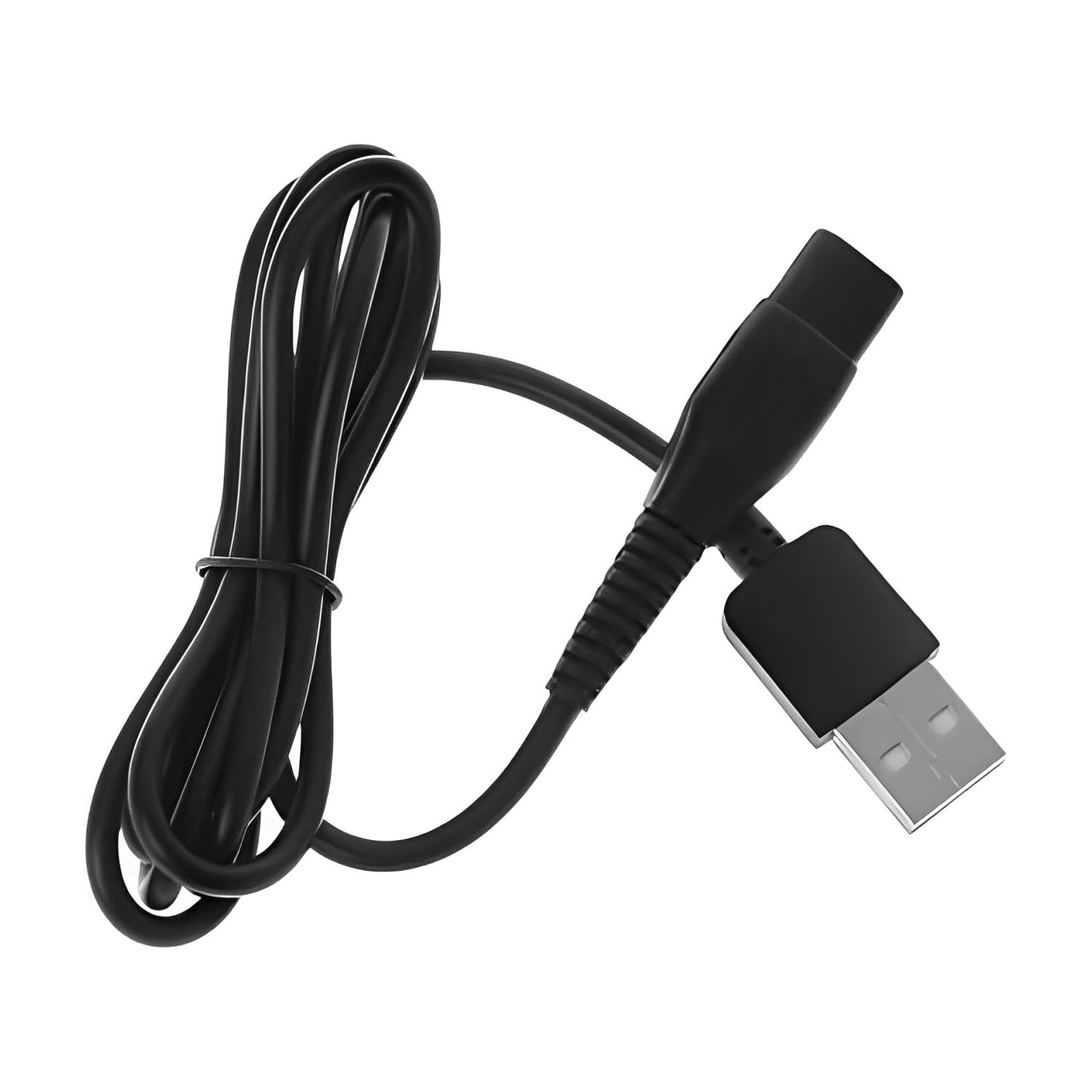 KEMEI USB Rechargeable Razor & Hair Clipper Charger Cable - Dual Round Port Charging Cord for Electric Shavers & Grooming Kits | Perfect for Travel, Home & Salon Use
