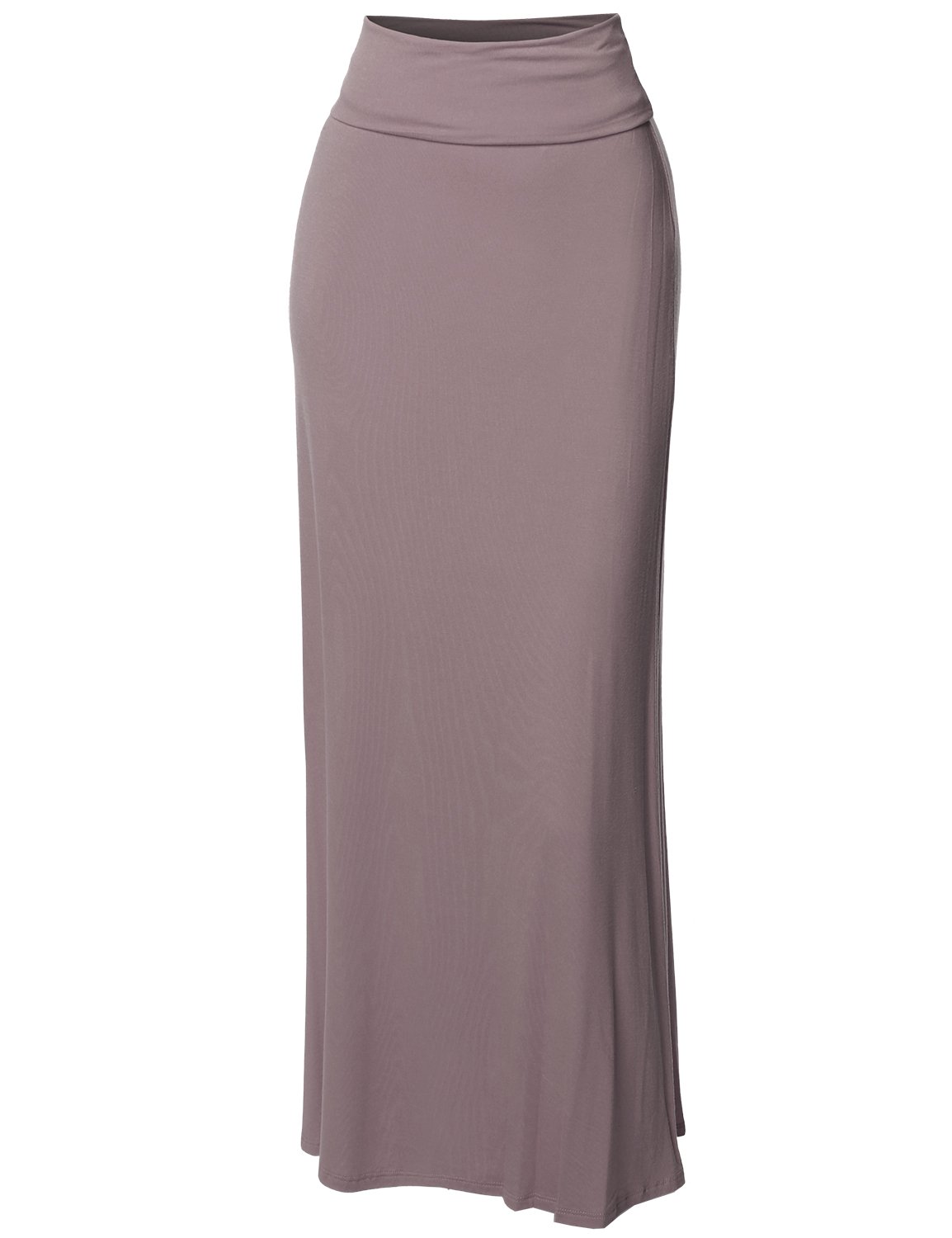 Stylish Women's Fold Over Flare Maxi Skirt - Elegant Long Boho Skirt for Summer, Beach, Vacations & Casual Outings