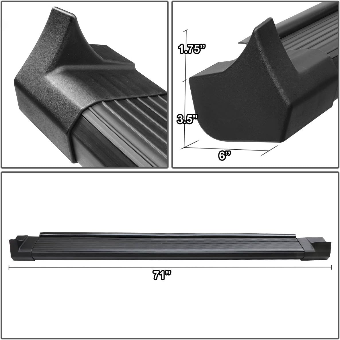 2013-2016 Toyota RAV4 Black Running Boards Side Steps - 6