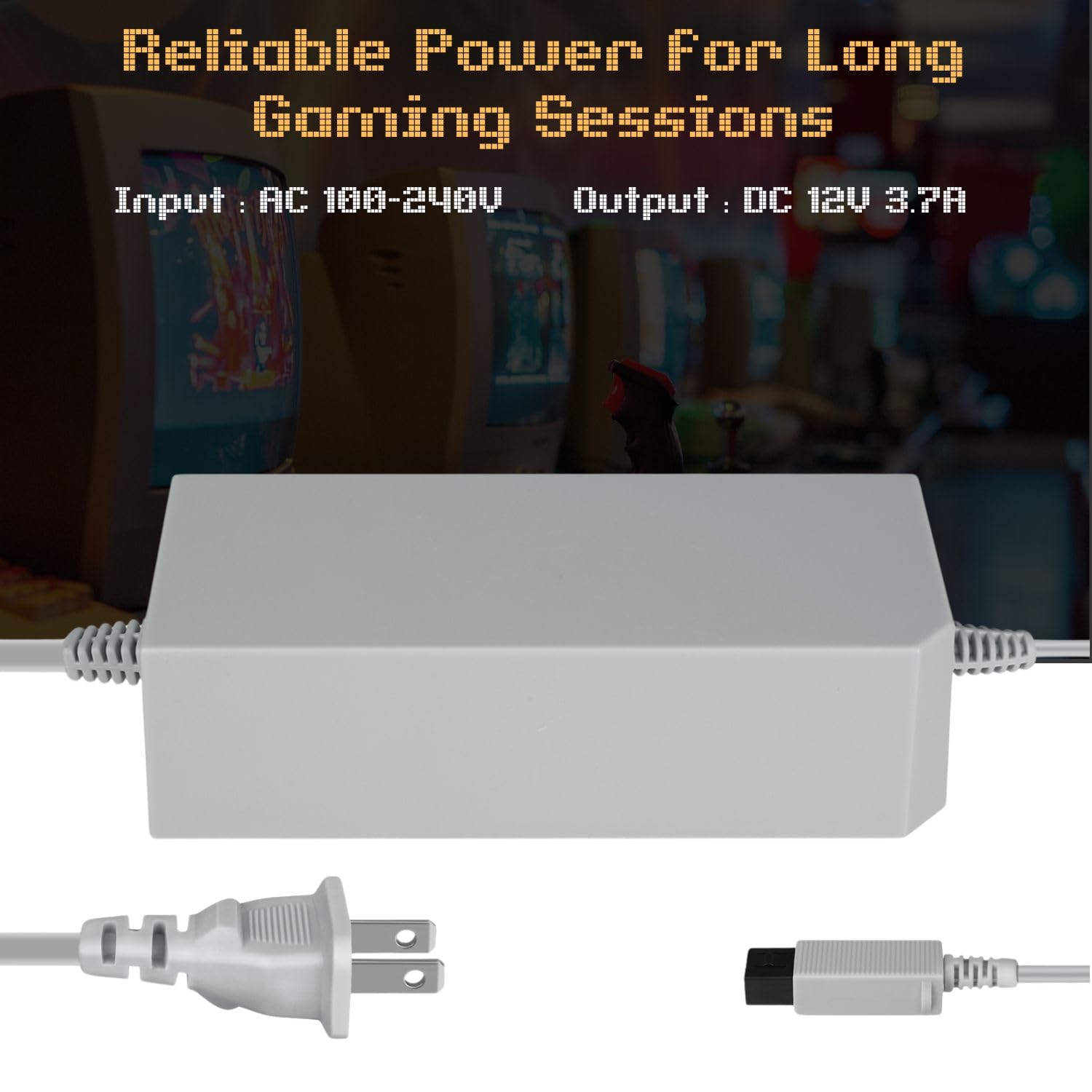 Original Title: TNP AC Adapter for Nintendo Wii Power Cord - Replacement Power Supply Adapter for Nintendo Wii Gaming Console   Optimized Title: TNP AC Power Adapter Replacement for Nintendo Wii Console - Compatible with Wii Gaming System - Perfect for Home Entertainment & Gaming Setups