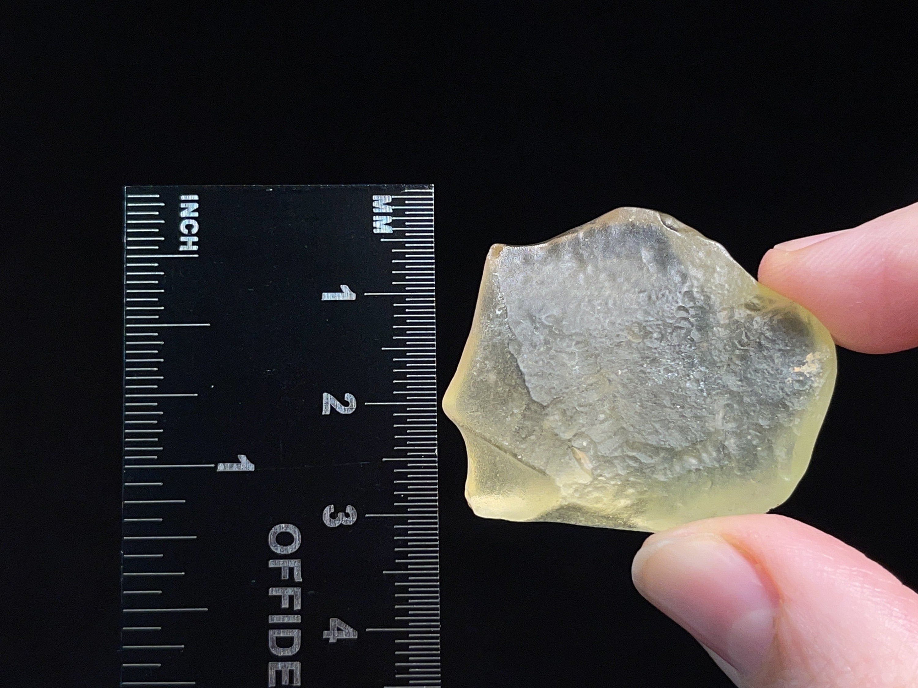Premium Libyan Desert Glass Raw Crystal - Rare 2A Grade 12.5g - Natural Healing Stones for Meditation & Energy Work - Metaphysical Crystal Collection for Spiritual Healing & Chakra Balancing