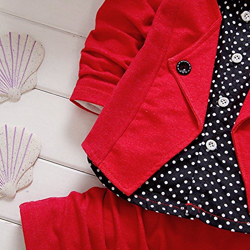 Baby Boy Formal Suit Set - Gentry Tuxedo & Bow Tie for Christening, Wedding & Party Outfits | Elegant Toddler Dress Clothes for Special Occasions