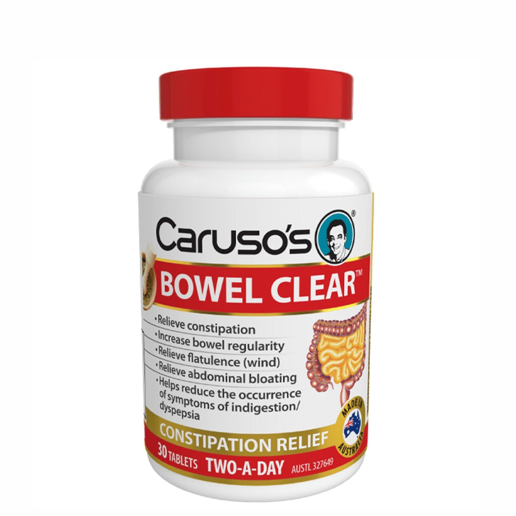 Caruso's Bowel Clear - Natural Digestive Support & Colon Cleanse Supplement | Supports Gut Health & Regularity for Daily Wellness
