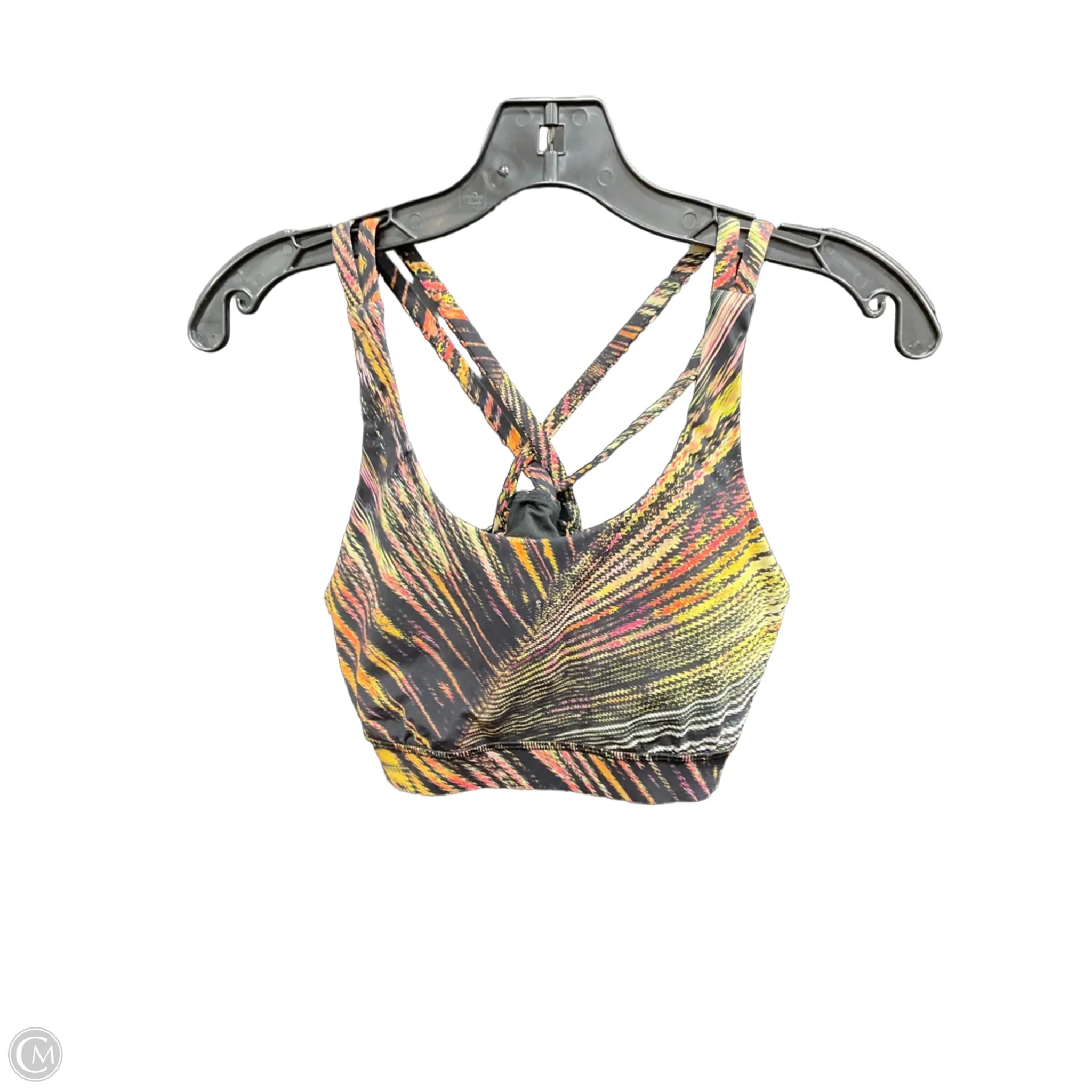 Lululemon Multi-Colored Athletic Bra - Size 10 | High-Impact Sports Bra for Running, Yoga & Gym Workouts