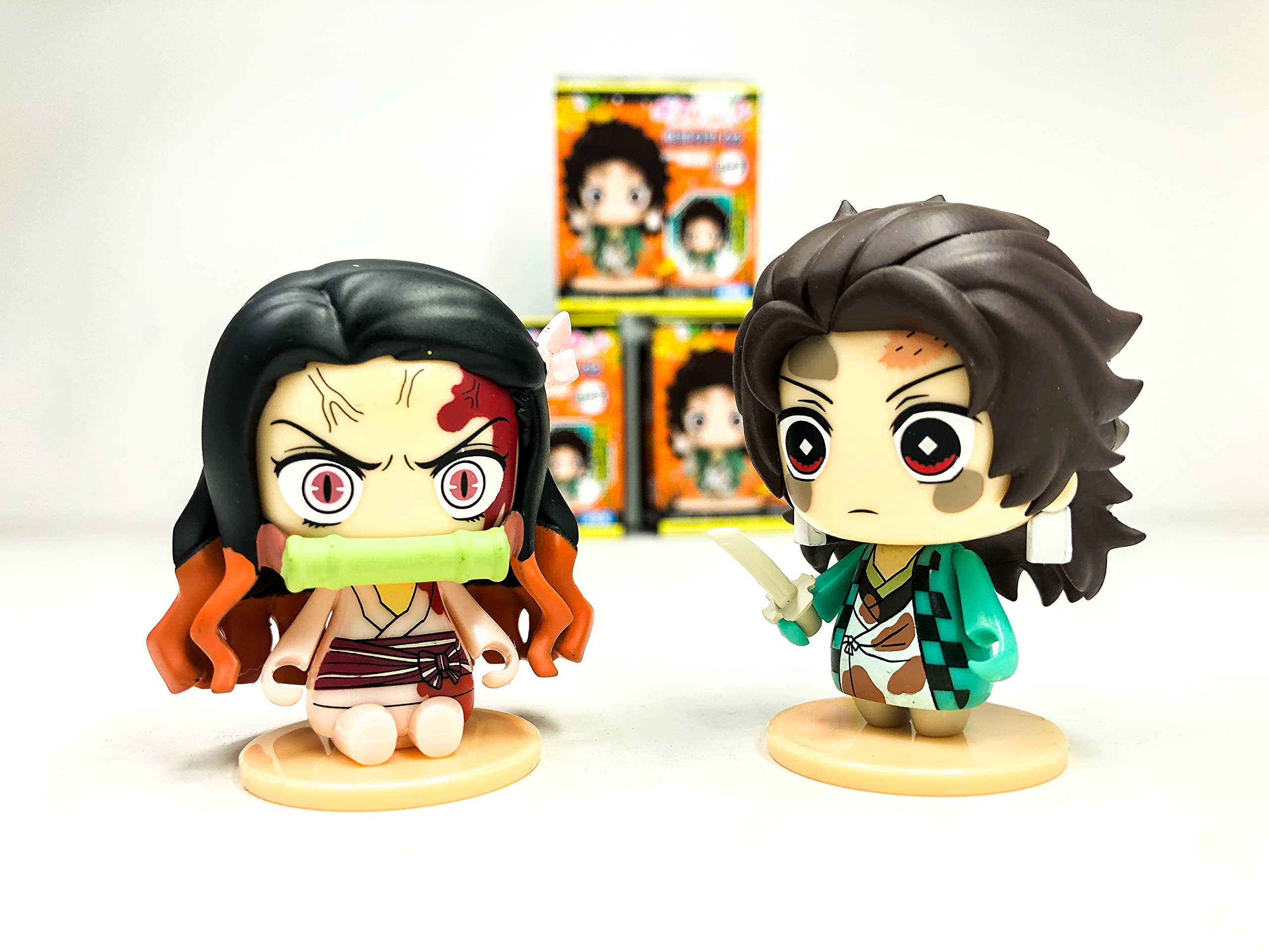 Demon Slayer Kimetsu no Yaiba Super Cute Mini Figure Set - 6 Character Pocket Maquette Collection Vol.2 | Anime Collectibles for Display, Gifts & Cosplay Accessories