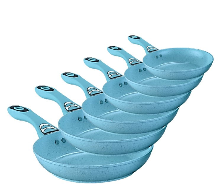 6-Piece Non-Stick Fry Pan Set - Premium Cookware for Gas, Electric & Induction Stoves - Perfect for Sautéing, Frying & Cooking Family Meals