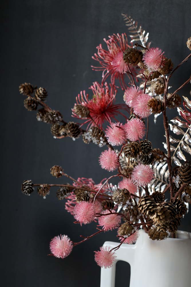 Artificial Silver Fern Leaf Stem - Realistic Fake Greenery for Home Decor, Wedding Centerpieces, and Floral Arrangements