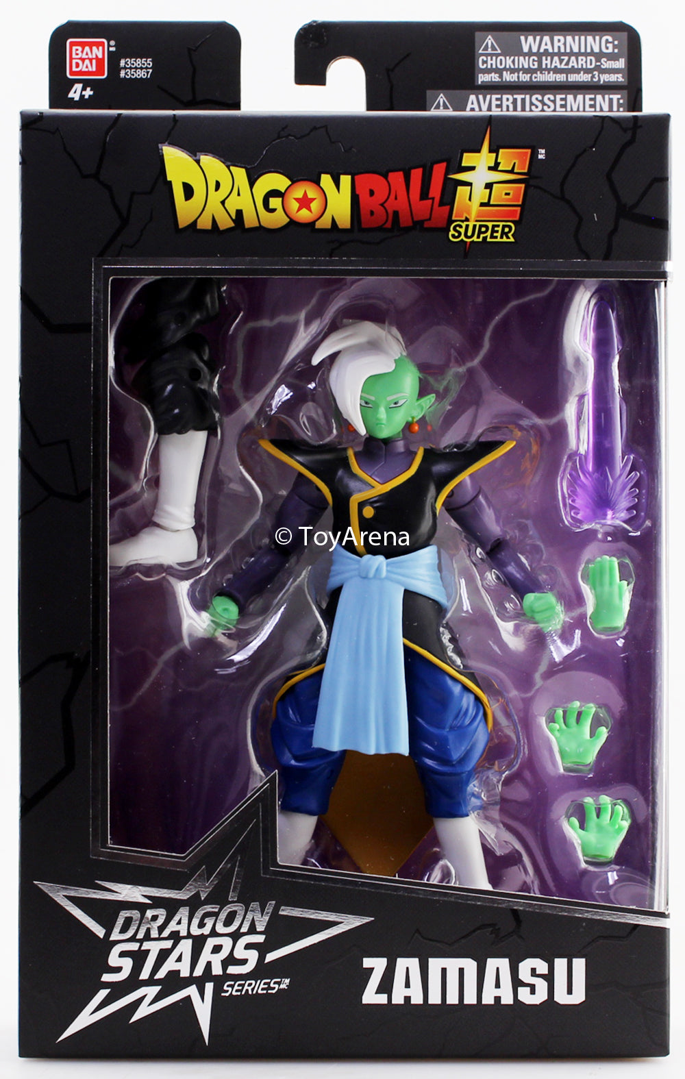 Dragon Ball Super Dragon Stars Series Wave 3 & 4 Fusion Zamasu Action Figure Set of 6 - Collectible Anime Figures for Display, Gifts & Anime Fans Collection