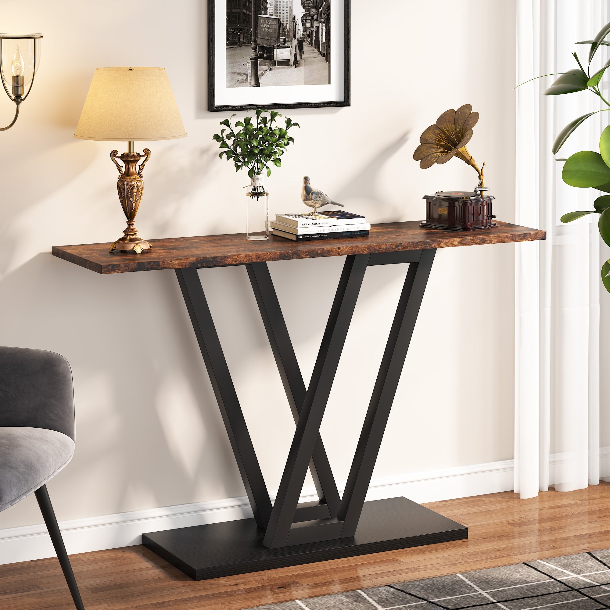 Rustic Brown & Black