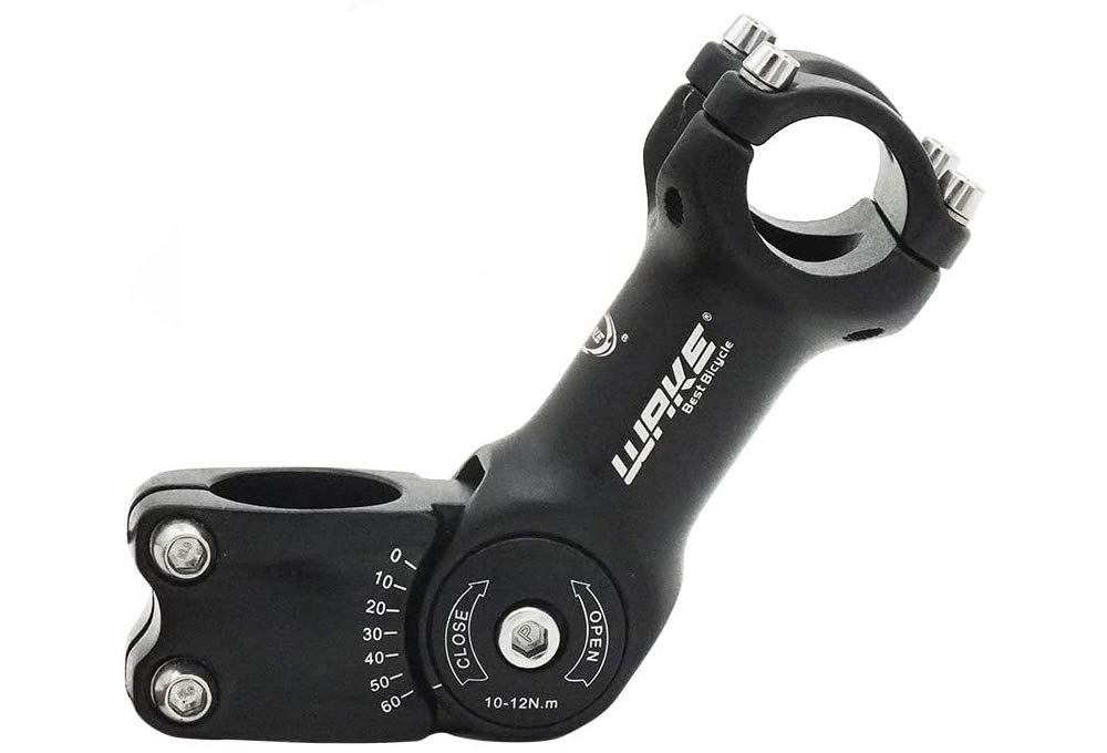GOEXM MTB Bicycle Stem 25.4/31.8mm 90mm/110mm Adjustable Handlebar Riser for Mountain Bike, Road Bike, BMX - Perfect for Trail Riding, Commuting & Urban Cycling