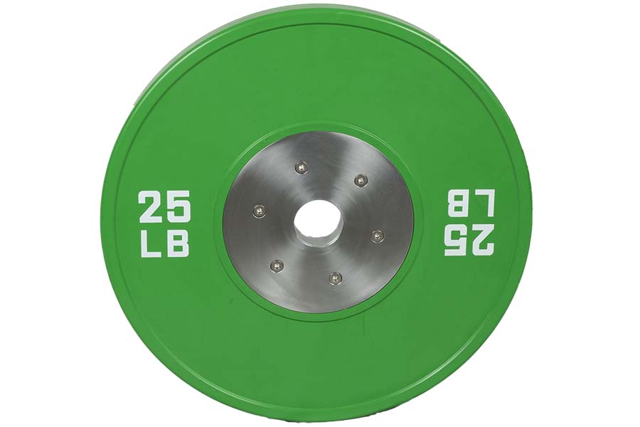 Warrior Competition Urethane Bumper Plates - Olympic Weightlifting Plates for CrossFit, Gym & Home Workouts - Durable Rubber Coated Weight Plates for Strength Training & Fitness