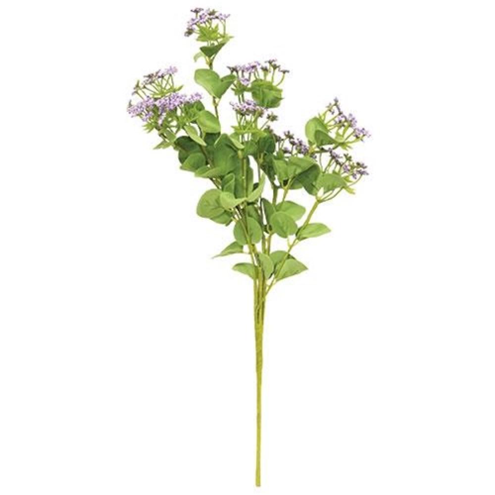 Queen Anne's Lace Purple Floral Spray - Artificial Flower Arrangement for Home Decor, Wedding Centerpieces & DIY Crafts