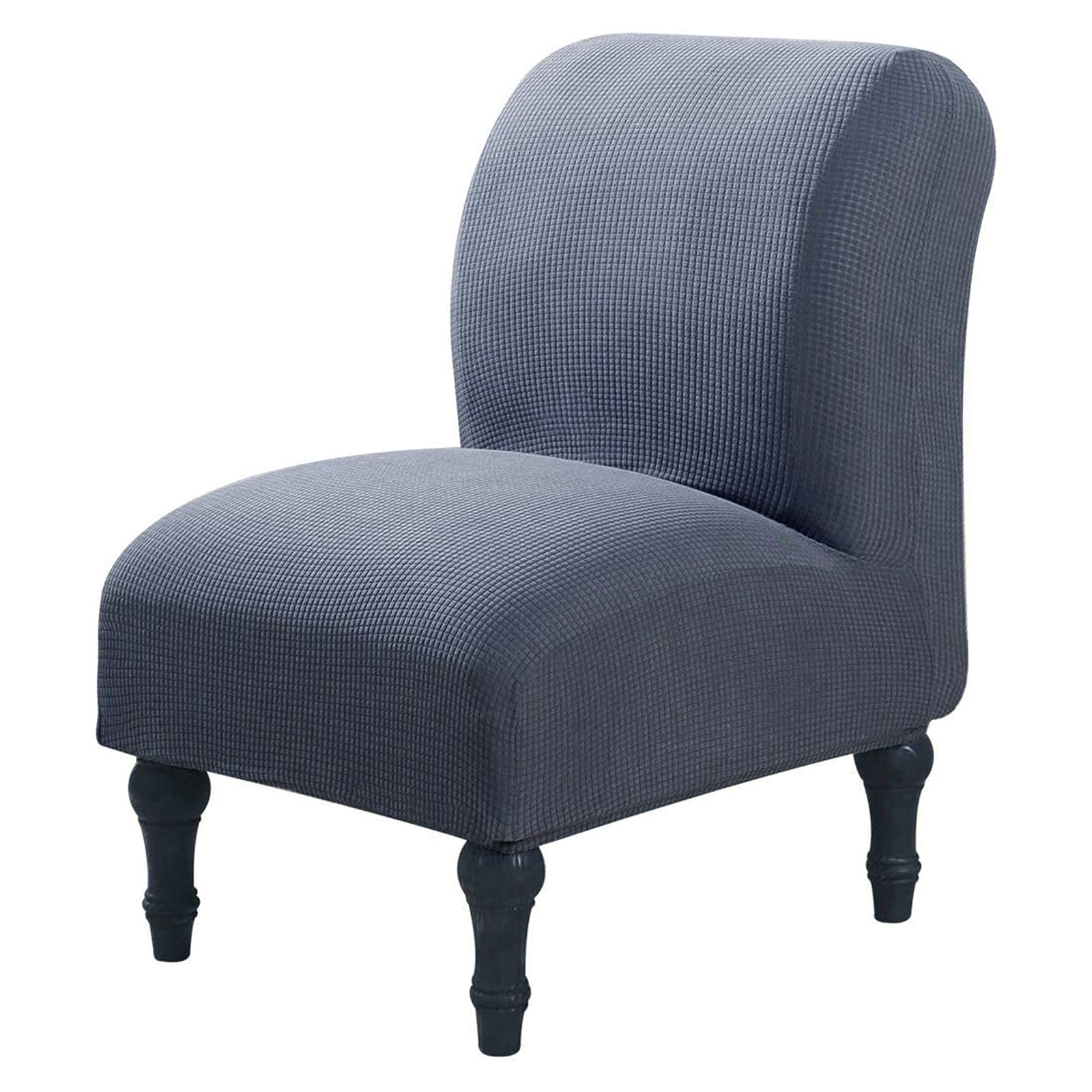 Eco-Friendly Removable Washable Armless Chair Slipcover - Printed Furniture Protector for Living Room, Dining Room & Hotel Use | Accent Chair Cover for Home Decor & Commercial Spaces