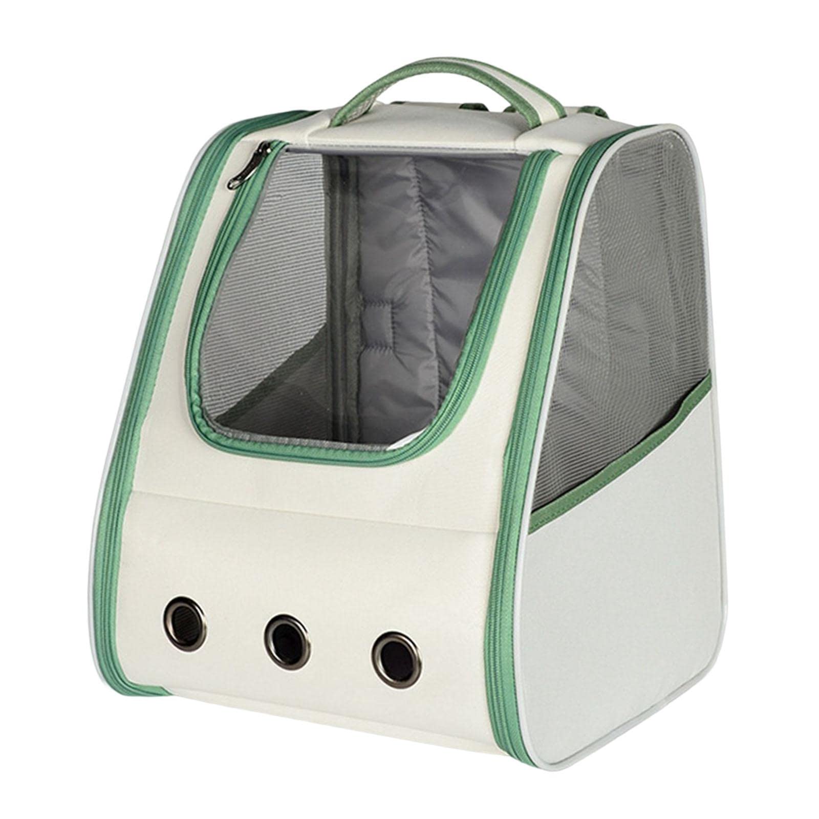 Fenteer Portable Pet Carrier Backpack - Breathable Foldable Travel Bag for Small Dogs & Cats - Perfect for Cycling, Hiking, Airplane & Outdoor Adventures