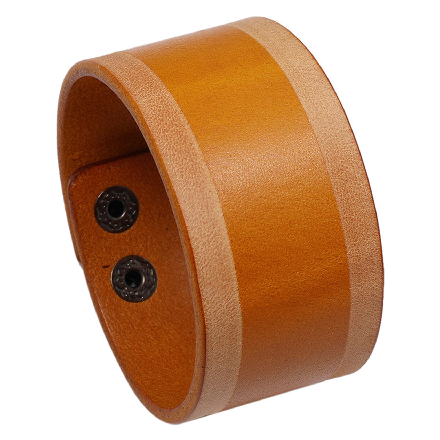 Punk Rock Adjustable Snap Wristband - Wide Faux Leather Arm Cuff Bracelet with Print Pattern | Perfect for Concerts, Music Festivals & Gothic Fashion Accessories