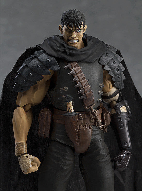 Figma #359 Guts Black Swordsman Ver. Repaint Edition - Berserk Anime Action Figure for Collectors & Display