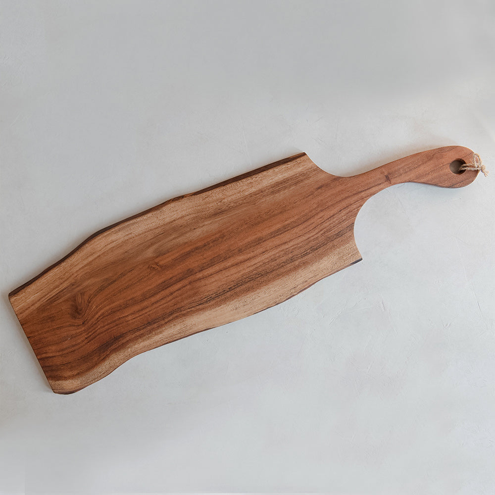 Premium Acacia Wood Charcuterie Board - Perfect for Cheese, Charcuterie & Entertaining - Elegant Serving Tray for Parties, Weddings & Home Decor