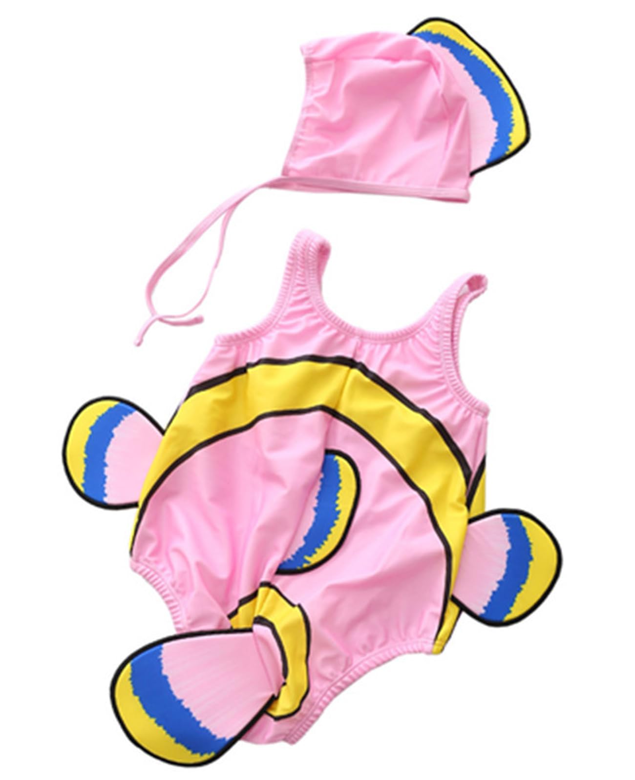 Baby & Toddler One-Piece Swimsuit for Boys & Girls - UV Protection Infant Swimwear with Matching Hat | Perfect for Beach, Pool & Summer Water Play