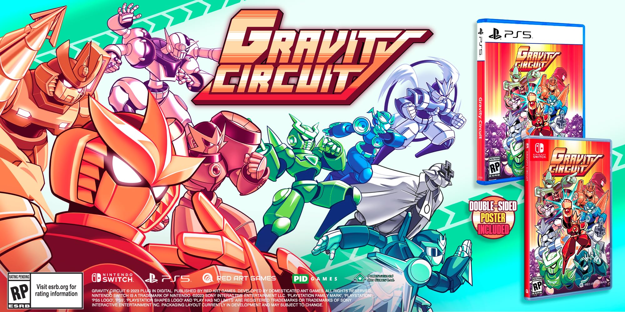 Gravity Circuit - Action Platformer Game for Nintendo Switch | Fast-Paced Retro-Style Adventure - Perfect for Home & On-the-Go Gaming