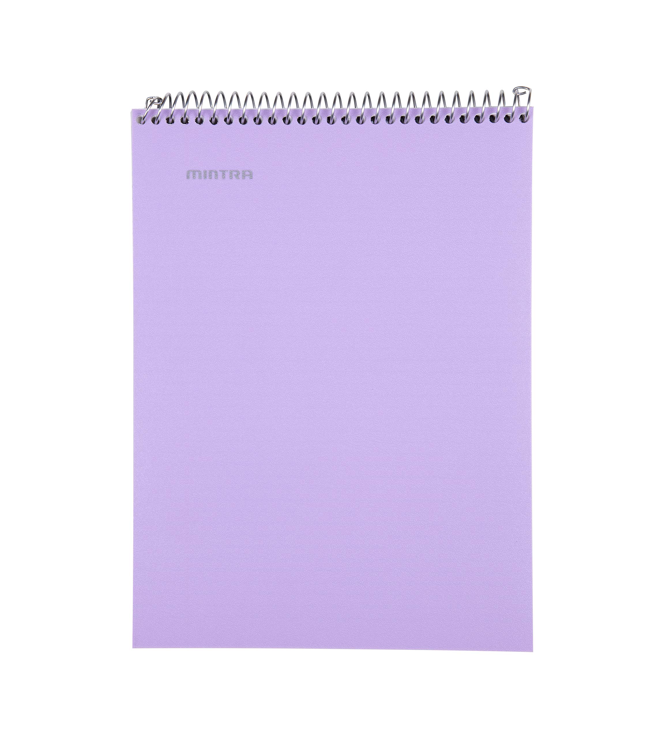 Premium Spiral Notebook 3-Pack - College Ruled, Durable Cover, 3 Colors (Lavender, Salmon, Sage Green) for School, Office & Journaling | Mintra Office Top Bound Notebooks