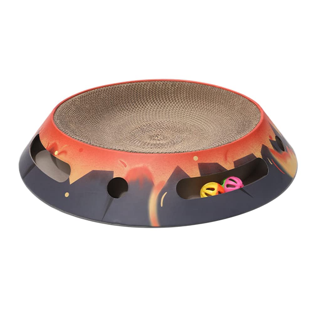 1Pc Corrugated Cardboard Cat Scratcher Pad - Durable Pet Supplies for Indoor Cats, Furniture Protection & Stress Relief