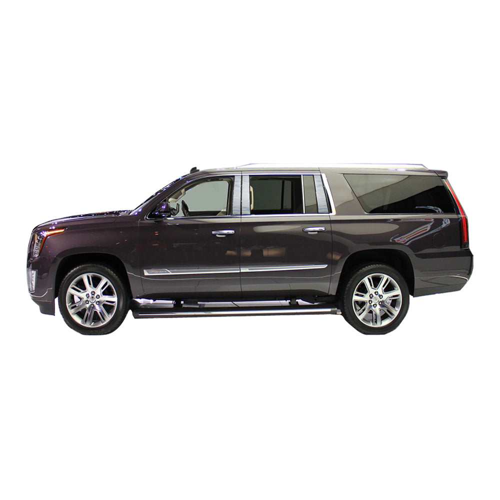 10pcs Stainless Steel Pillar Post Trim for 15-20 Cadillac Escalade ESV, GMC Yukon XL & Chevy Suburban - Durable Exterior Car Accessories for Enhanced Style & Protection