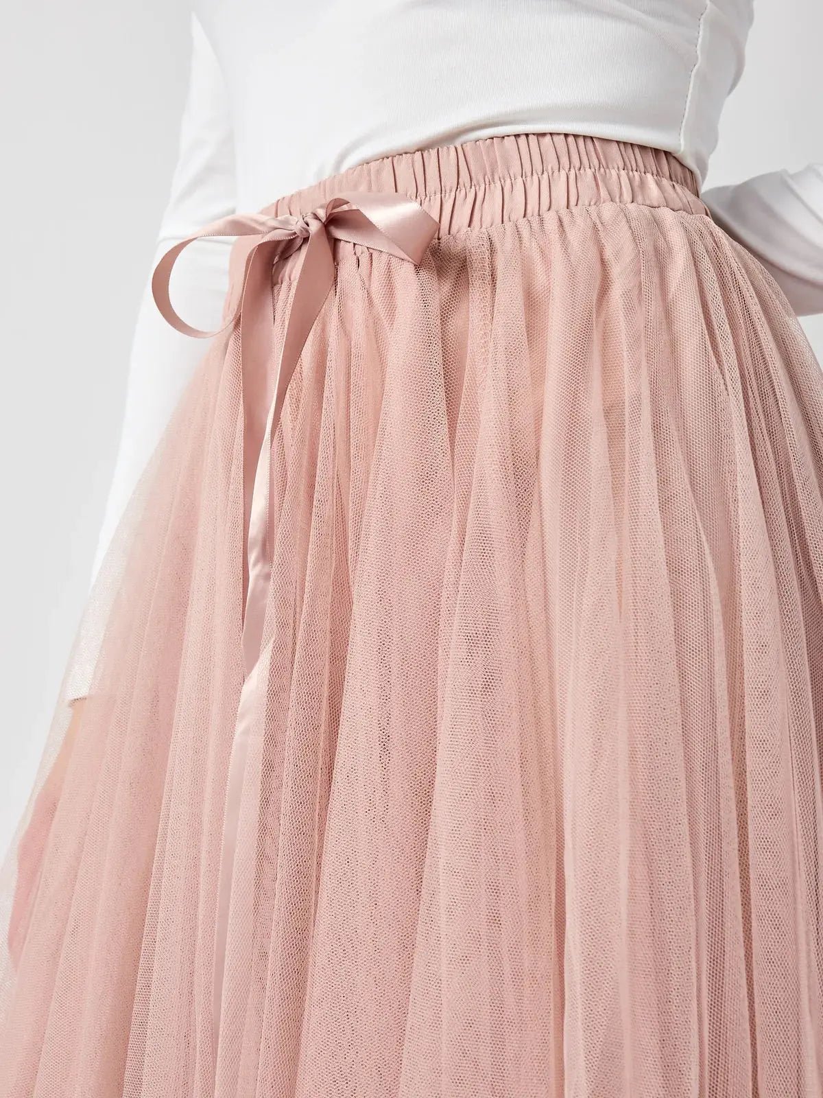 Aria Long Tulle Skirt - Elegant Flowy Maxi Skirt for Women | Perfect for Weddings, Parties & Special Occasions