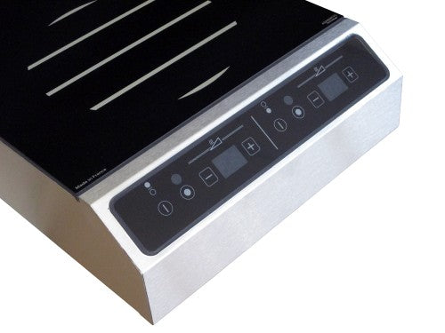 Equipex GL2 3500F 2-Burner Countertop Induction Range - Commercial & Home Kitchen Use for Fast Cooking & Energy Efficiency