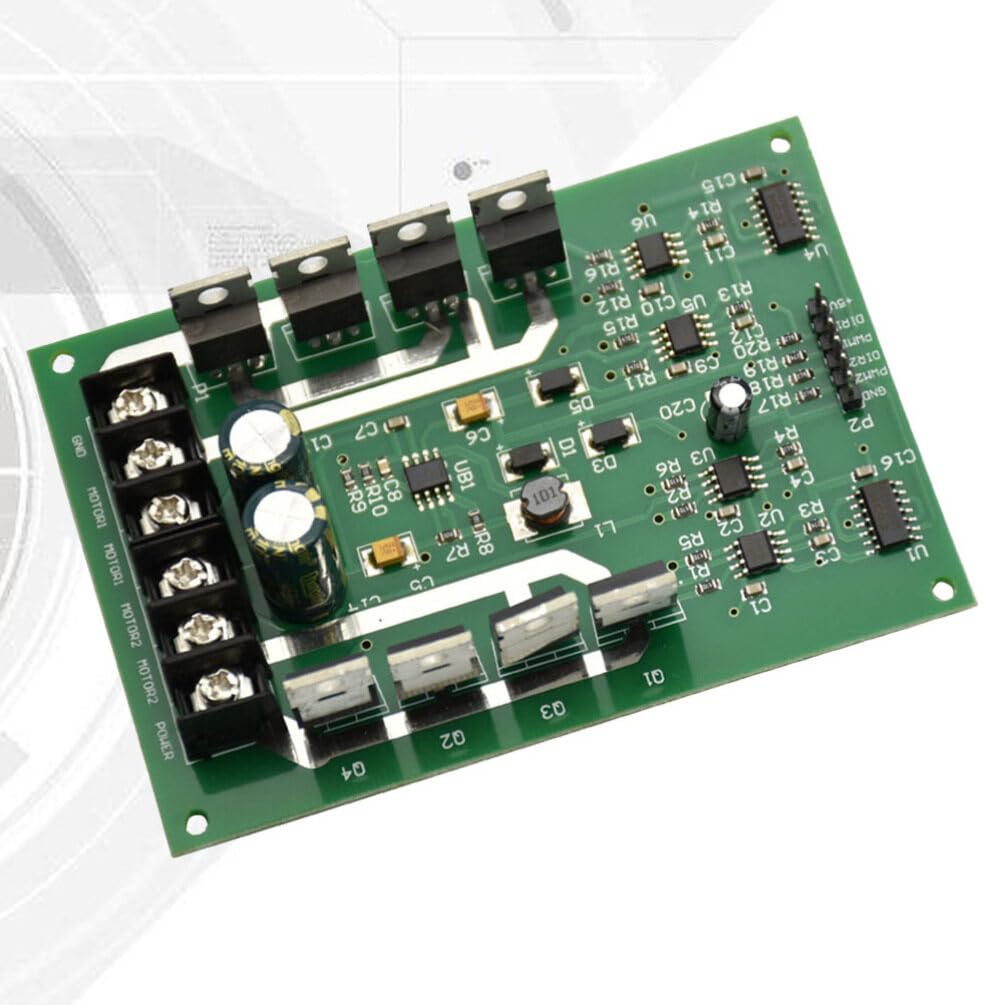 High Current H-Bridge Motor Driver Circuit - Trolley Cart Motor Brake with Hi-Fi Chip for DIY Robotics, Electric Vehicles, and Industrial Automation