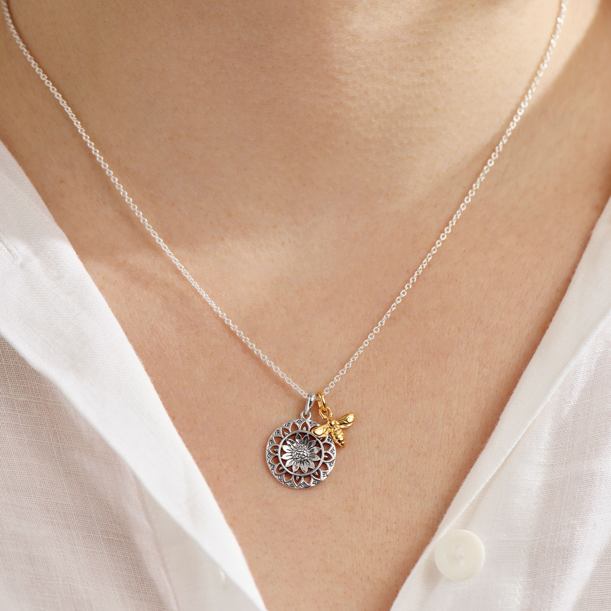 Meant to Bee Gold Necklace Charm - Elegant Honey Bee Pendant for Women, Gift for Her, Birthday, Anniversary, Valentine's Day | Perfect for Layering, Everyday Wear & Special Occasions