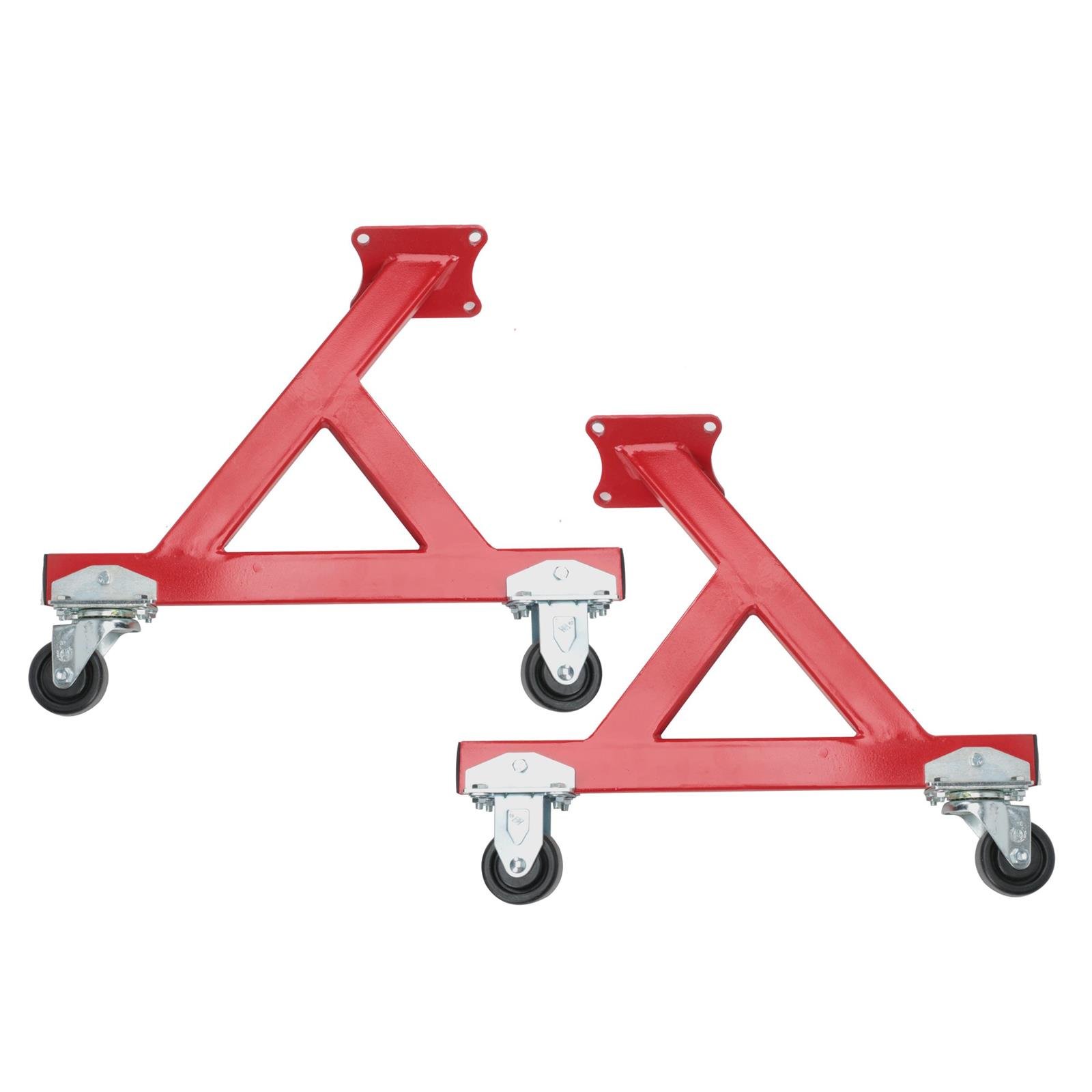 GM Chevy V8 LSx Rolling Engine Stand - Heavy Duty Storage Stand for Complete Engines & Transmissions - Compact Design with 3