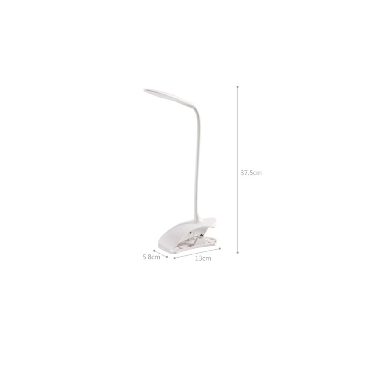 USB Clip-On LED Desk Lamp for Bedside, Study & Small Bedroom - Adjustable Reading Light with Eye Protection for Night Reading, Work & Dorm Room