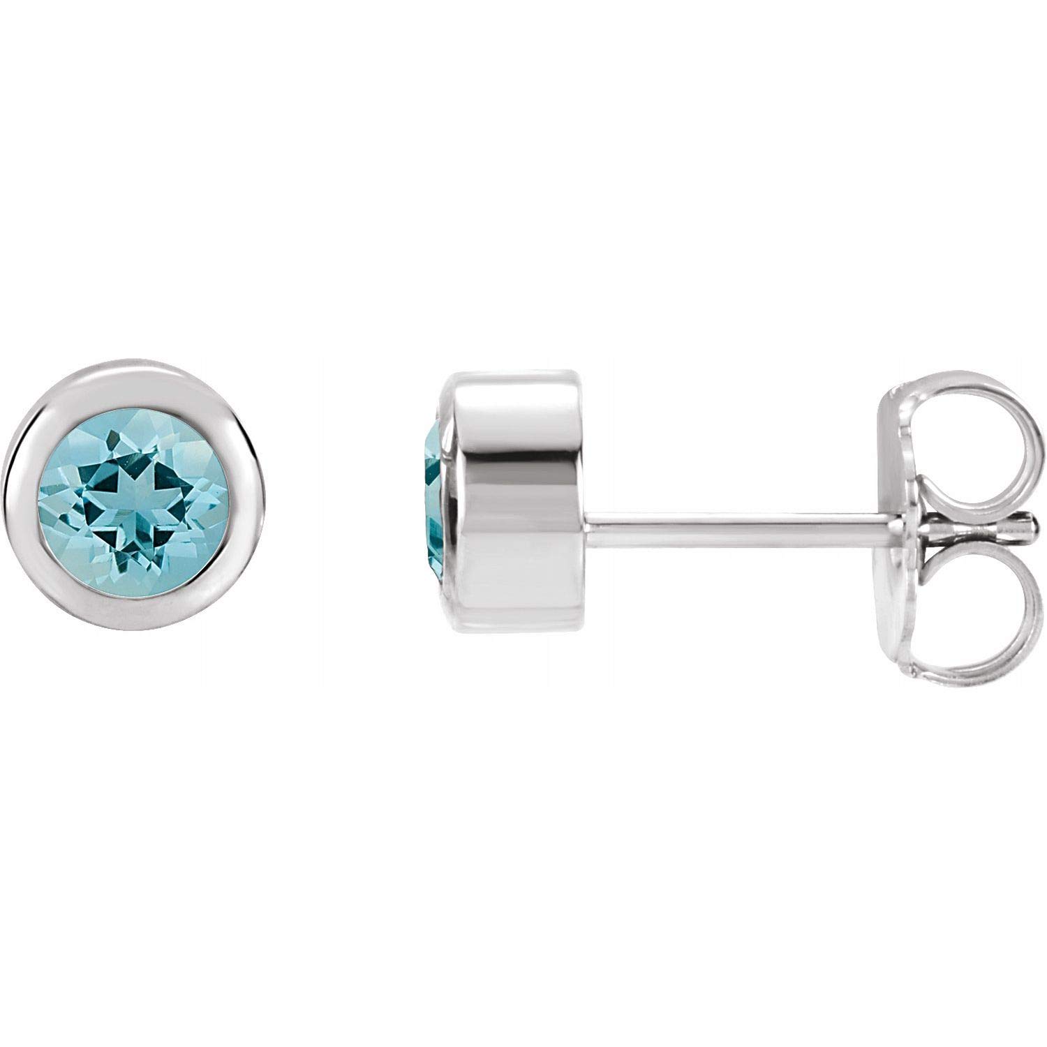 14K Gold, Sterling Silver & Platinum Gemstone Bezel-Set Earrings for Women | Diamond2Deal Fine Jewelry | Perfect for Weddings, Parties & Special Occasions
