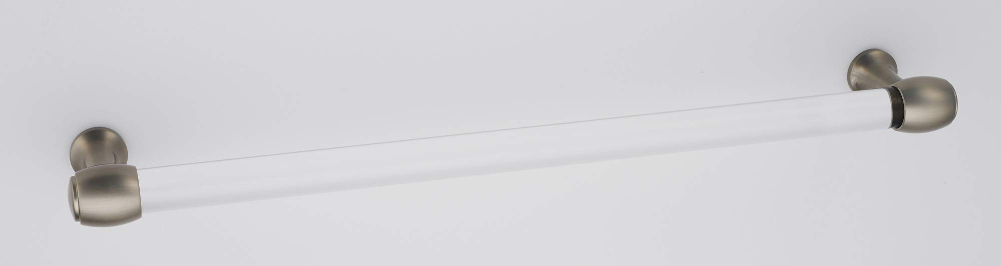 D870-18-SN Royale Acrylic 18 Inch Center to Center Appliance Pull - Modern Cabinet Handle for Kitchen & Bathroom Renovation