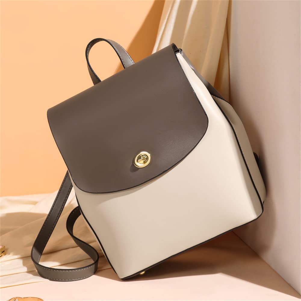 JIUFENG Mini Backpack for Women - Small Genuine Leather Purse Backpack, Cute Daypack & Satchel Bag for Girls & Ladies | Perfect for Travel, Work, School & Daily Use