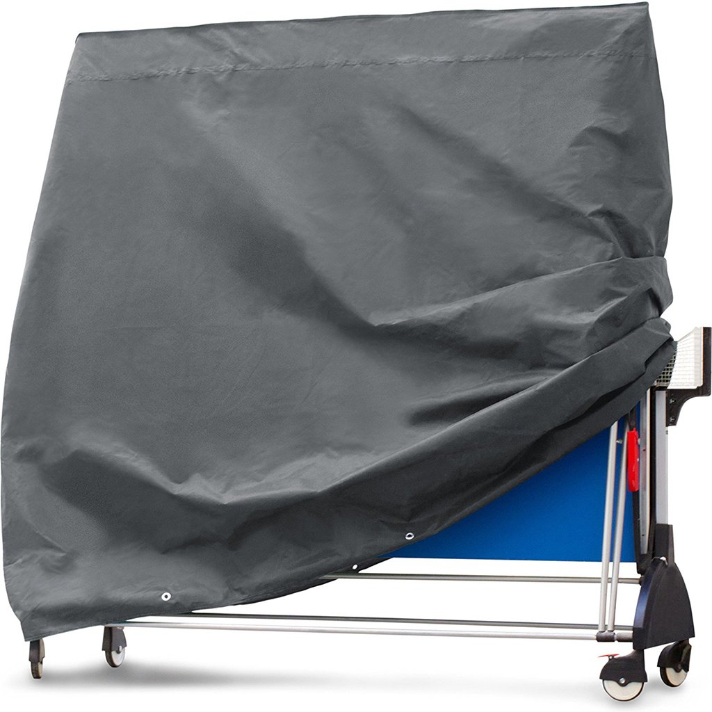 IVELECT Ping Pong Table Cover - Waterproof Indoor/Outdoor Table Tennis Protection Sheet - Perfect for Garage, Basement & Backyard Storage