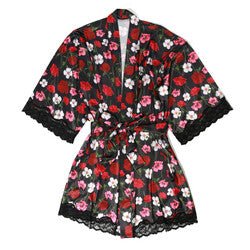 Luxurious Satin Robe for Women - Soft & Elegant Loungewear, Bridal Nightgown, Spa Bathrobe - Perfect for Relaxation, Wedding Night, and Self-Care Moments