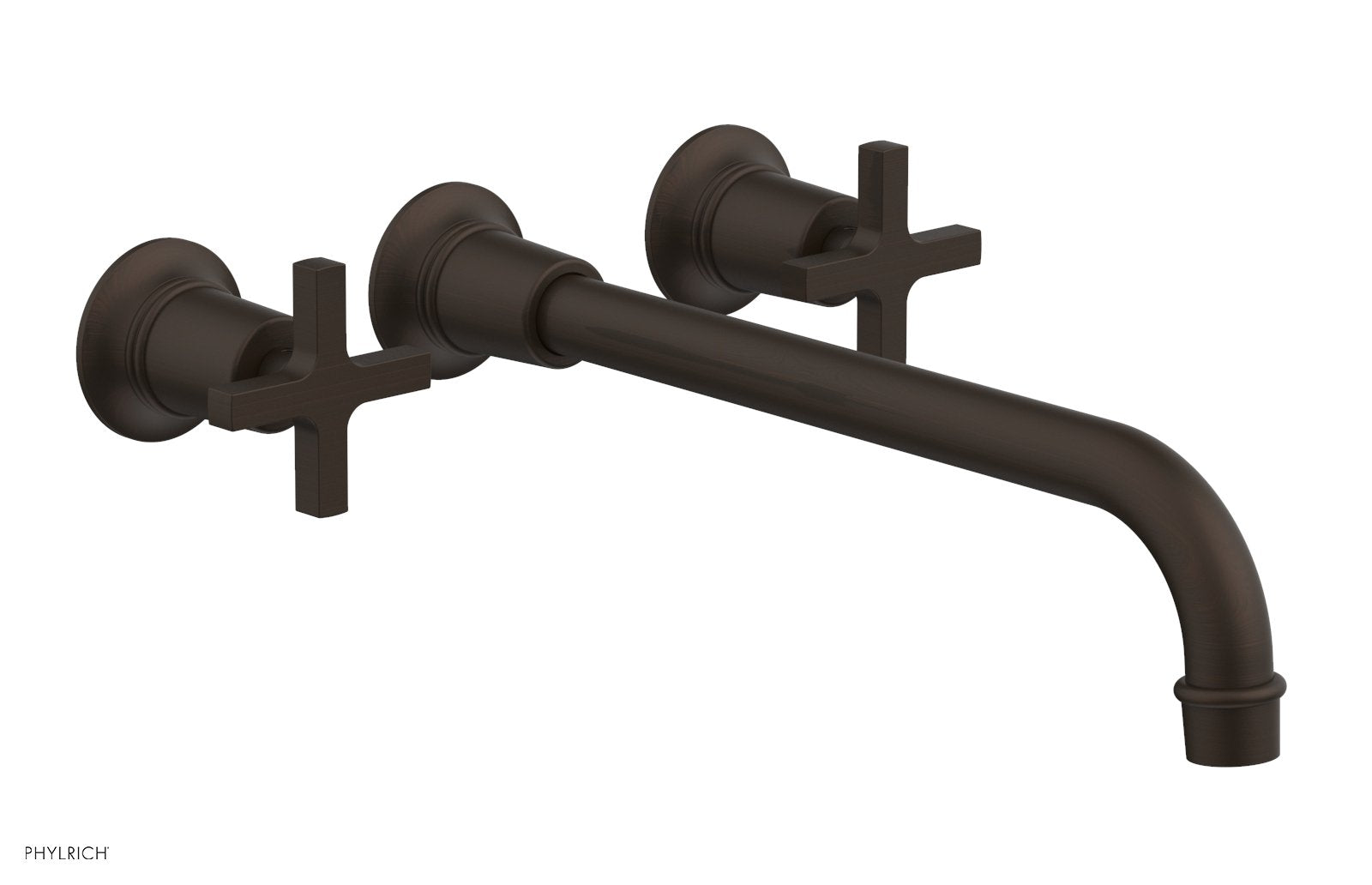 HEX MODERN Wall Mounted Lavatory Faucet Set with 12