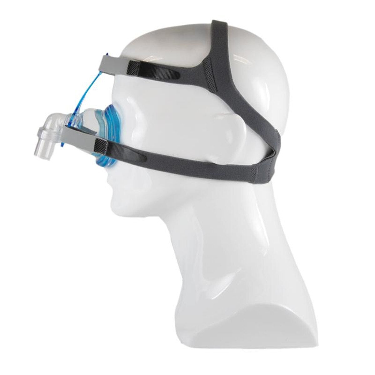 Ascend CPAP Nasal Mask System with EZFit Headgear - Comfortable Sleep Apnea Therapy Mask for Adults - Perfect for Nighttime Breathing Treatment & Travel Use